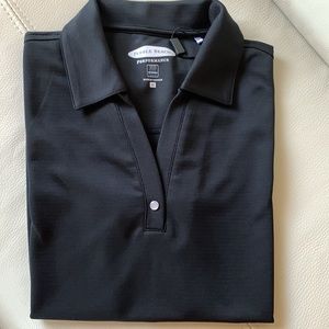 Pebble Beach Performance Women's M Golf Polo Shirt  Black